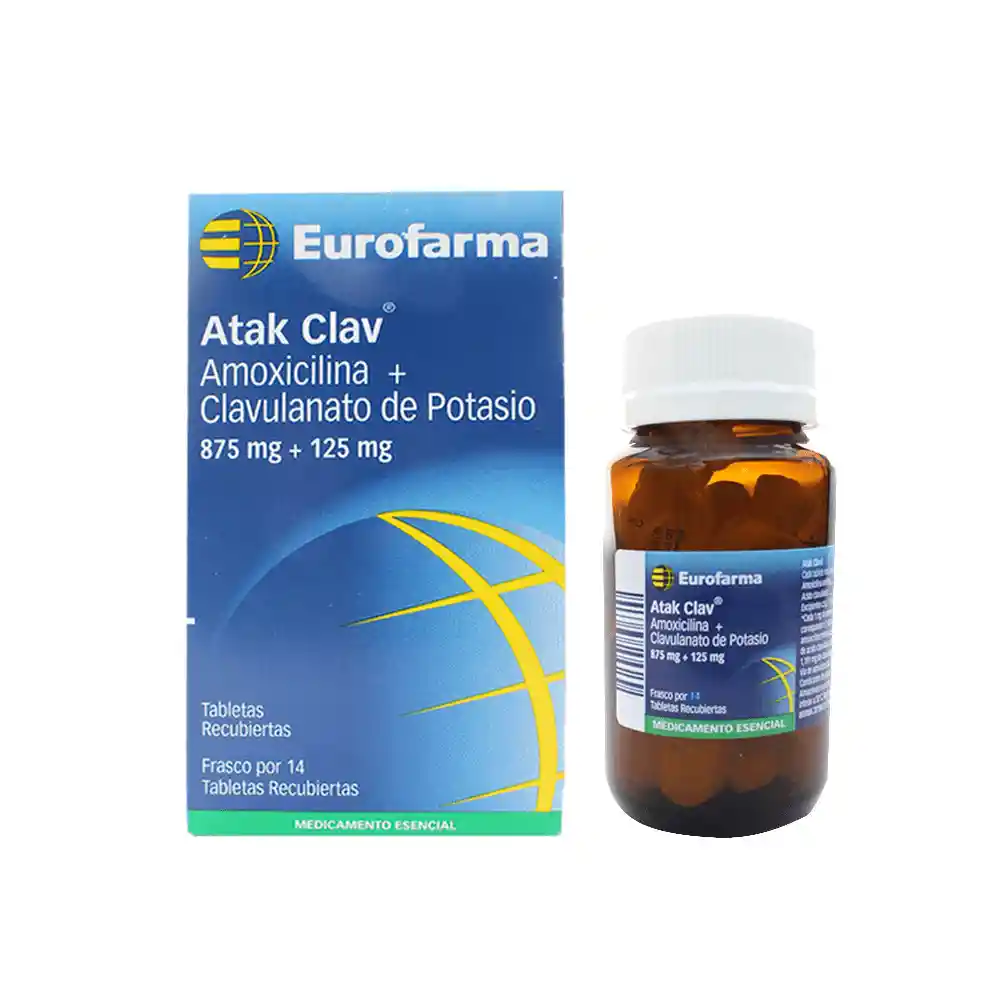 Atak Clav Tabletas Recubiertas (875 mg / 125 mg)