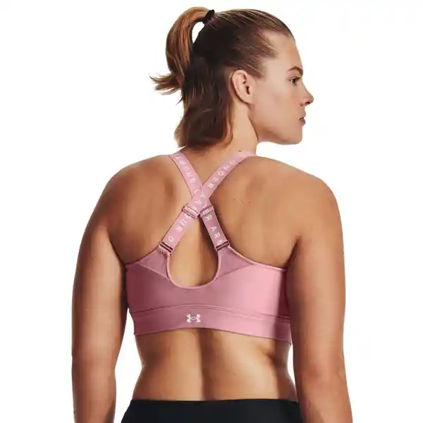 Under Armour Top Infinity High Mujer Rosado T XL 1373860-697