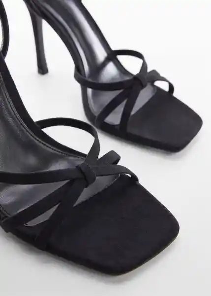 Sandalias Zas Negro Talla 40 Mujer Mango