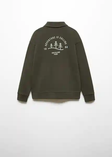 Sudadera Nature Dark Caza Talla 12 Niños Mango