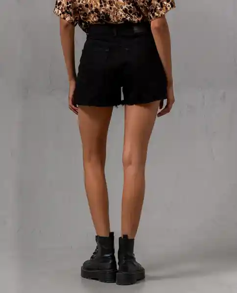 Short Mujer Negro Talla 4 Rifle