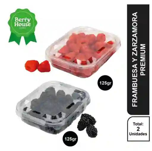 Combo Berry House Frambiuesa + Zarzamora + Berry House Bolsa