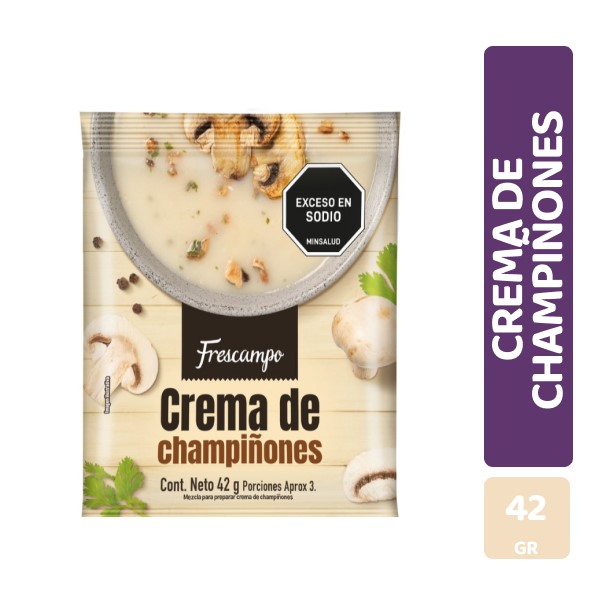 Frescampo Crema de Champiñón Mezcla Para Preparar 42 g