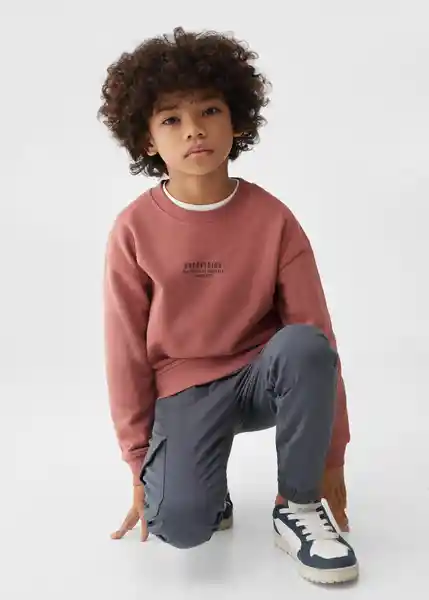 Sudadera Global Cereza Talla 06 Niños Mango