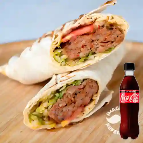 Combo Burrito Mexicano + Coca-Cola Sin Azúcar 350 ml