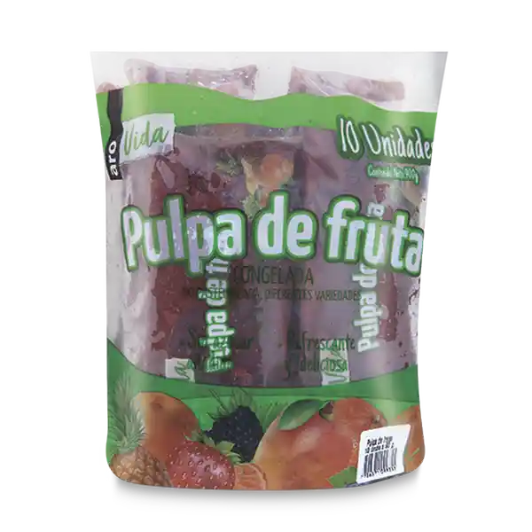 Aro Pulpa De Fruta Vida Congelada De Fresa