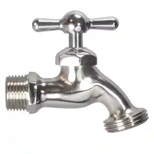 Gerfor Llave Manguera Superliviana Plus Latón Cromo