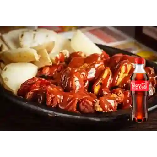 Combo Costilla Bbq + Coca Cola Original 400 ml