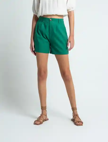 Short Madanie Mujer Verde Plantación Talla 8 - 451F330 Naf Naf