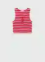 Top Ray Rojo Talla S Mujer Mango