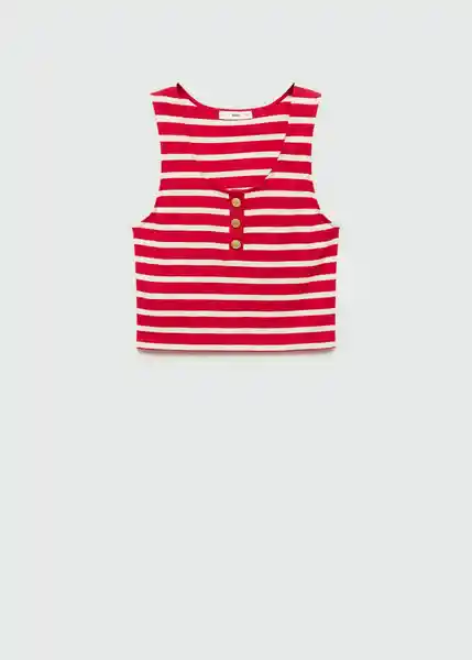 Top Ray Rojo Talla S Mujer Mango