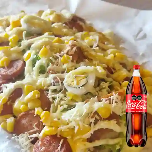 Mazorcada Especial para 2 Personas +Cocacola Org 1.5l
