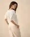 Suéter Tejido Crudo Puro Claro Talla M 661G201 Esprit