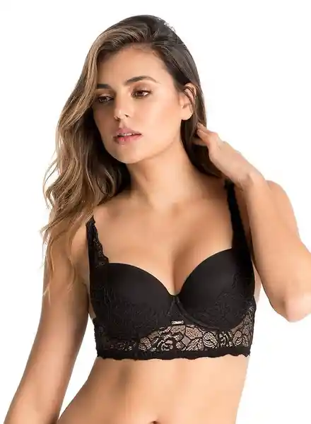 Laura Brasier Realce Natural Negro Talla 36B