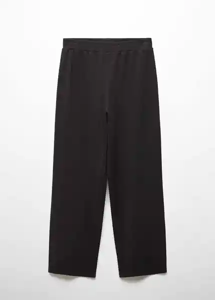 Pantalón Garro Negro Talla S Mujer Mango