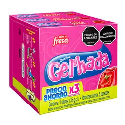 Gelatina Gelhada 3 Sabores Surt. x 35gr c/u