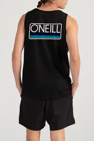 ONeill Camiseta Tank Headquarters Masculina Negro Talla S