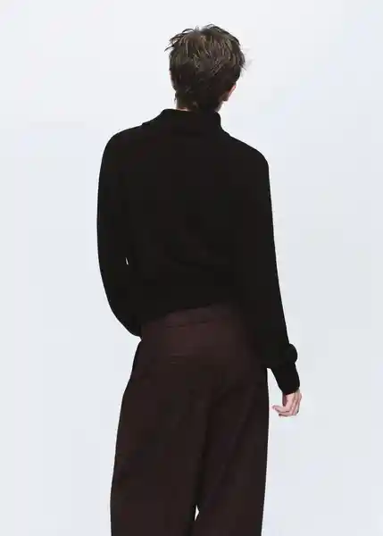 Saco Jersey Limones Negro Talla L Mujer Mango