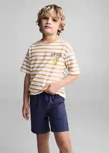 Bermuda Guille Azul Talla 13 Niños Mango