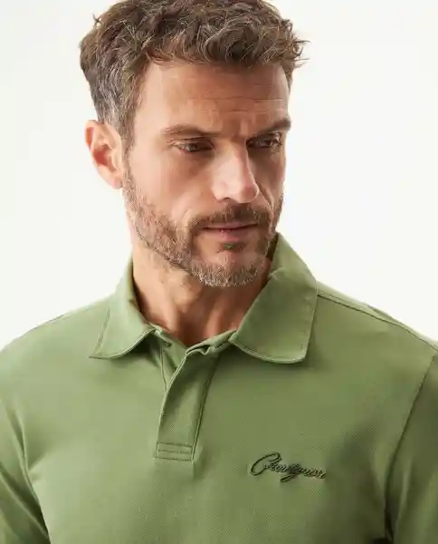 Camiseta Long Sleeve Polo Verde Loden Oscuro T L Chevignon