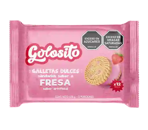 Golosito Galleta Sandwich Fresa