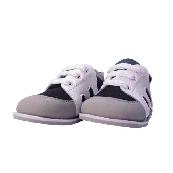 Kaizer Kids Tenis Negro y Blanco Mao Talla: 20