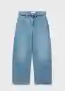 Jean Kika Tejano Medio Talla 36 Mujer Mango