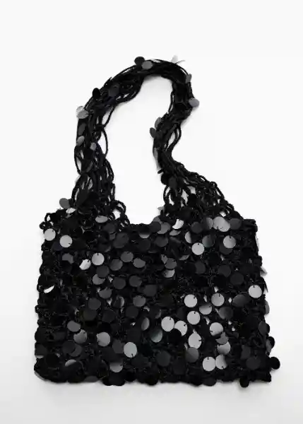 Bolso M Ariel Negro Talla 99 Mujer Mango