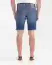 Bermuda Medio Azul Francés Medio Talla 34 Chevignon