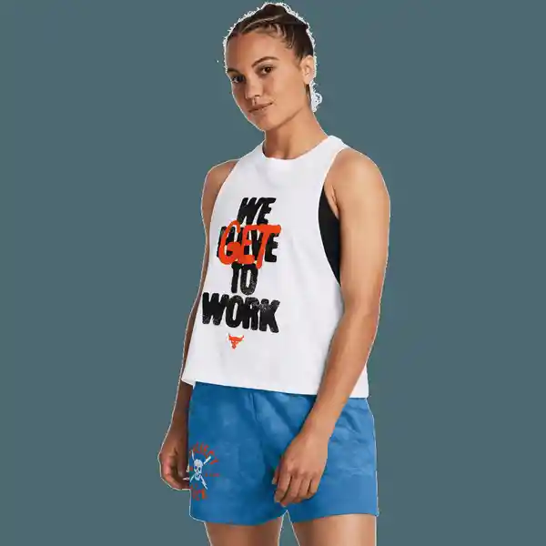 Under Armour Camiseta Pjt Rck W Underground Tank Mujer Blanco MD