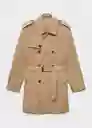 Abrigo Parka Tango Camel Talla M Hombre Mango