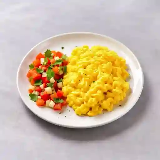 Huevos revueltos con o sin hogao