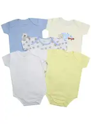 Body Manga Corta X 5 Para Bebe Oggi 311312