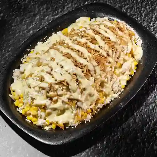 Mazorca americana desgranada