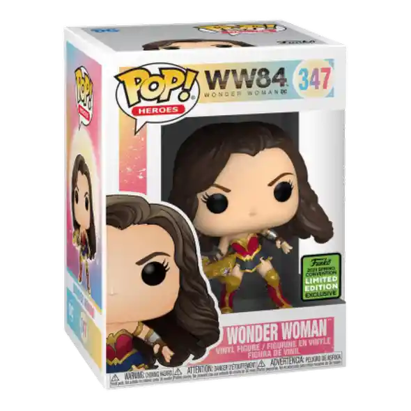 Funko Pop Figura Coleccionable Wonder Woman Ww84 347 Eccc 2021