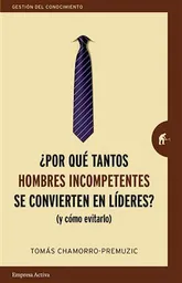 En este oportuno y provocativo libro, Tomás Chamorro-Premuzic hace dos preguntas impactantes: ¿Por qué a los hombres incompetentes les resulta tan fácil llegar a ser líderes? Y, ¿por qué es tan difícil que avancen las personas competentes (sobre todo, si son mujeres)? Tras décadas de investigación rigurosa, Chamorro-Premuzic señala que, pese a que los hombres constituyan la mayoría de los líderes, tienen peores resultados en comparación con las líderes femeninas. De hecho, la mayor parte de las organizaciones equiparan el potencial de liderazgo con determinados rasgos de personalidad destructivos, como narcisismo y exceso de confianza. Es decir, estos rasgos pueden ayudar a que alguien sea seleccionado para un papel de liderazgo, pero son contraproducentes cuando la persona obtiene el puesto. Cuando las mujeres competentes (y los hombres que no encajan en el estereotipo) no son tenidos en cuenta, todos sufrimos las consecuencias. El resultado es un sistema profundamente defectuoso que recompensa ser arrogante en lugar de humilde y ser gritón en lugar de sabio.