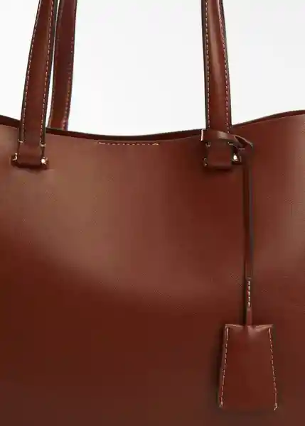 Bolso G Bello Cuero Talla 99 Mujer Mango