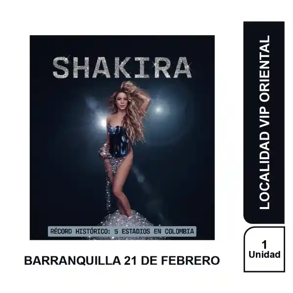 Concierto Shakira Barranquilla 21 Febrero 2025