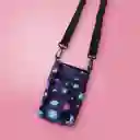 Bolso Crossbody Para Celular Negro Serie Miniso