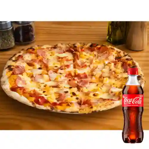 Combo Pizza Hawaiana Personal +Cocacola Orig 400ml