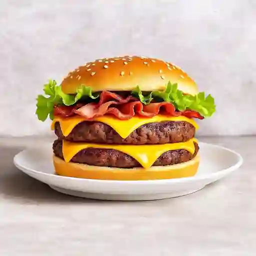 Hamburguesa Doble Madrilena