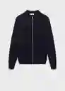 Chaqueta Cárdigan Luxusc Navy Talla M Hombre Mango