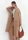 Abrigo Ringo Topo Talla XL Mujer Mango
