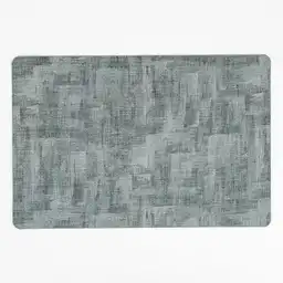Expressions Individual Pvc Rectangular Leather Gris 45 x 30 cm