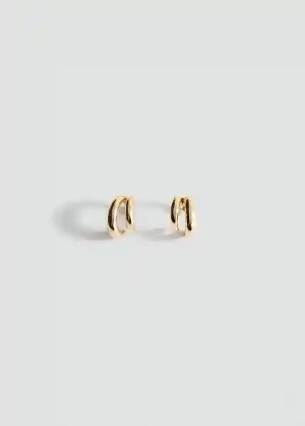 Pendientes Lulu Oro Talla 99 Mujer Mango
