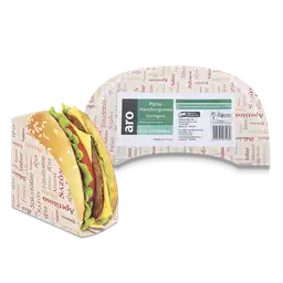 Porta Hamburguesa Aro Carton