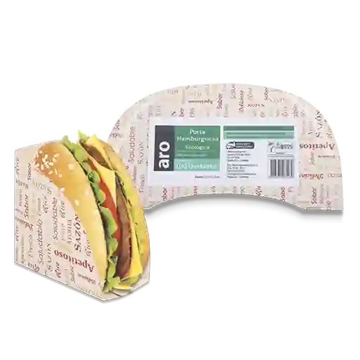 Porta Hamburguesa Aro Carton