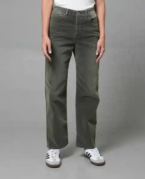 Pantalón Mujer Verde 14 262G006_VER176009 Rifle