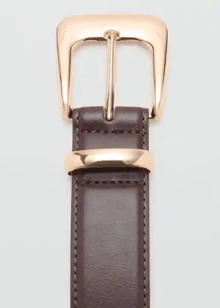Cinturón Apen Chocolate Talla M Mujer Mango