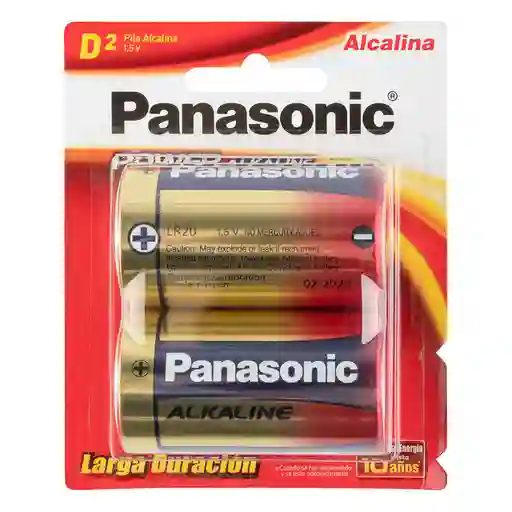 Panasonic Pila D Alkalina Bp2
